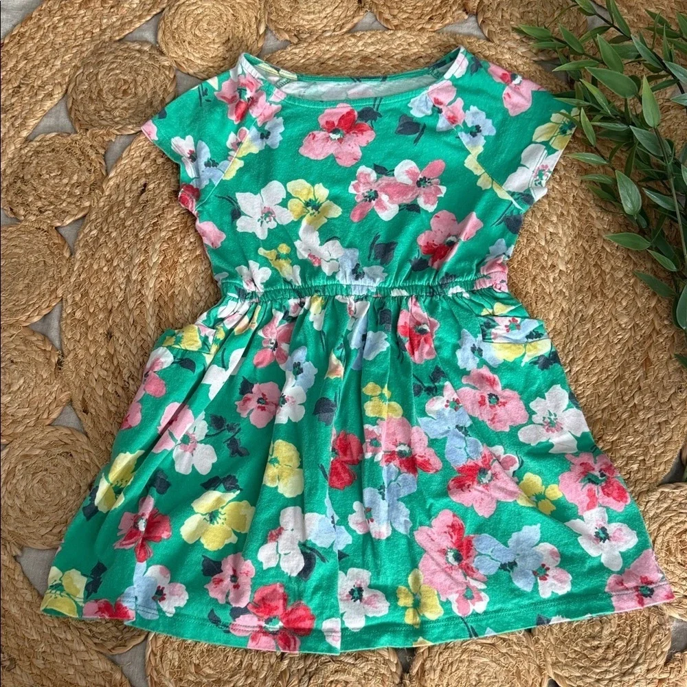 JOULES FLoral Pullover Cotton Dress. Size 6
